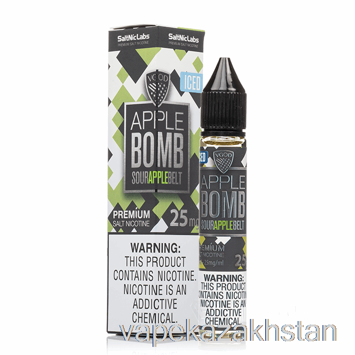Vape Smoke Iced Apple Bomb - VGOD Salts - 30mL 25mg